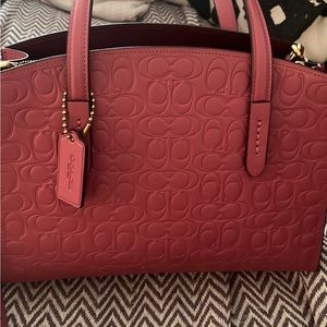 Coach tote with strap